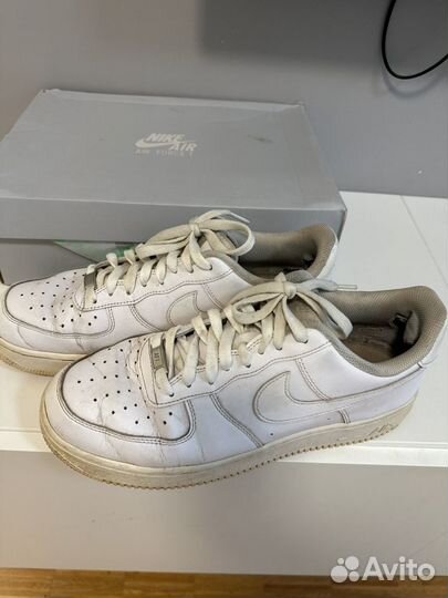 Кроссовки кожаные Nike Air force 1 оригинал