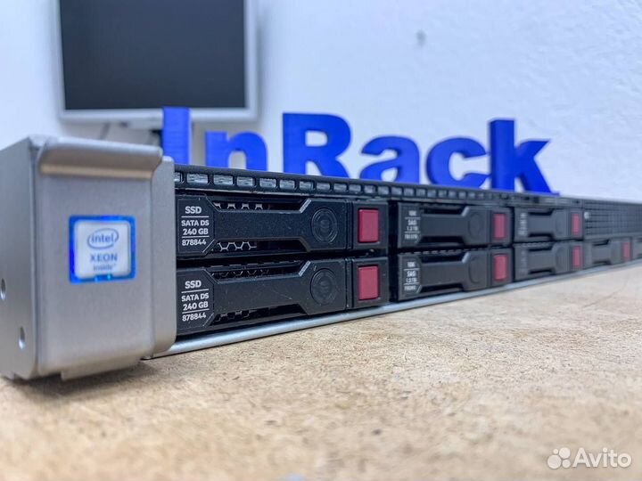 Сервер HP DL360 Gen9 8SFF 2x E5-2667v4 128GB