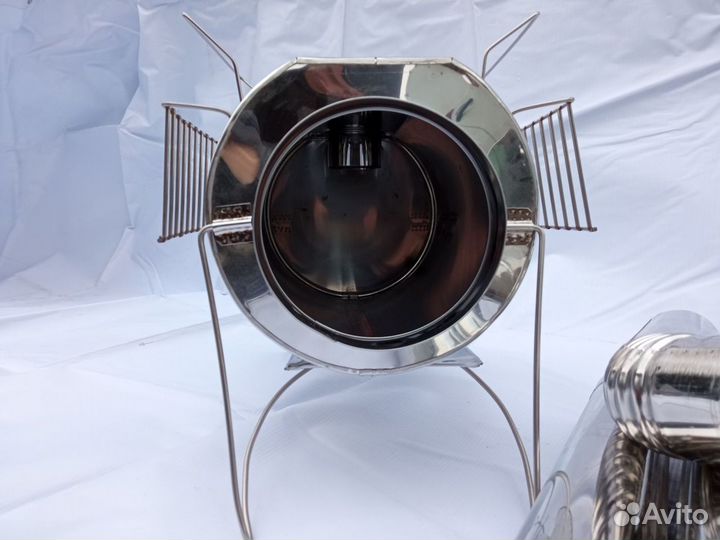 Печь для отопления палатки Кабанчик на 15 л. с реш