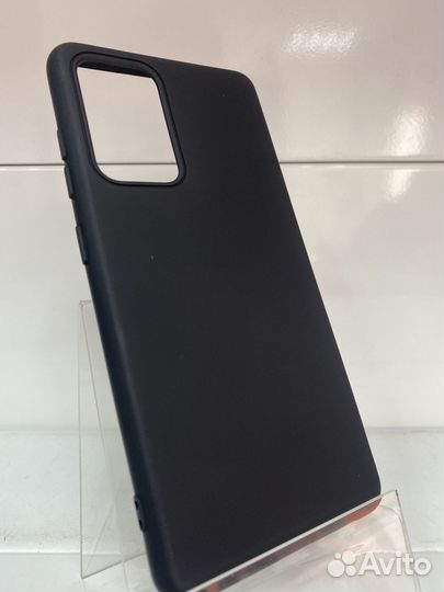 Чехол силиконовый samsung Galaxy A52 черный