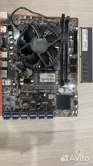 Материнская плата BTC B250C