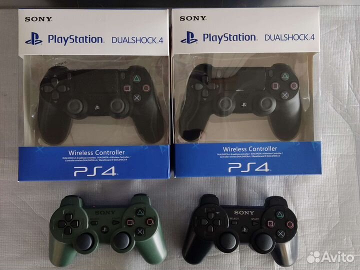 Оригинальные геймпады для PS4 / геймпады PS3