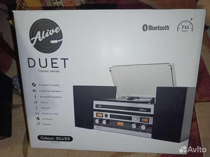 Виниловый проигрыватель Alive Audio duet