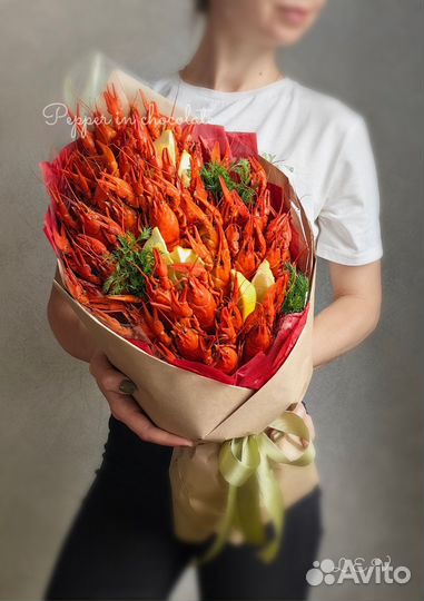 Мужской букет из раков