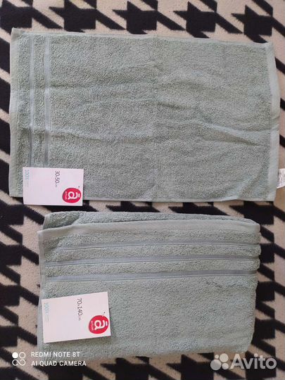 Полотенца 70х140 хлопок 480 г/м2 Индия 5 штук