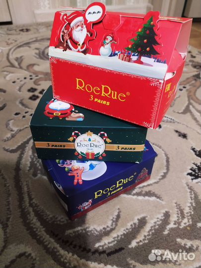 Новогодние носки в коробке