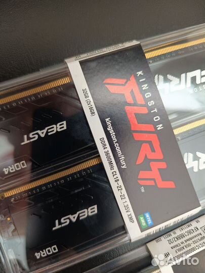 Оперативная память DDR4 32gb 3600mhz (новая)