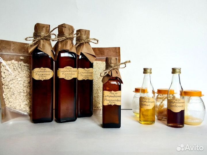 Целебное Амарантовое Сыродавленное Масло