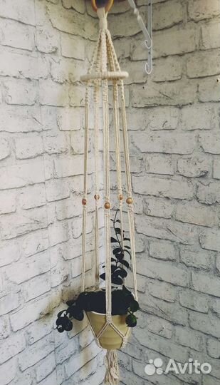 Кашпо плетёное Ручная работа