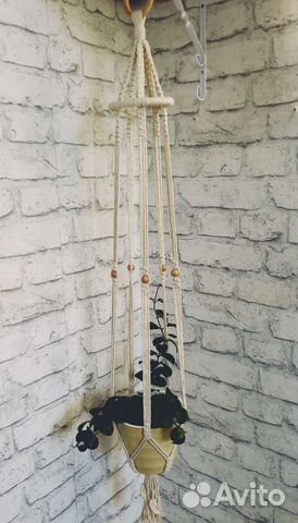 Кашпо плетёное Ручная работа