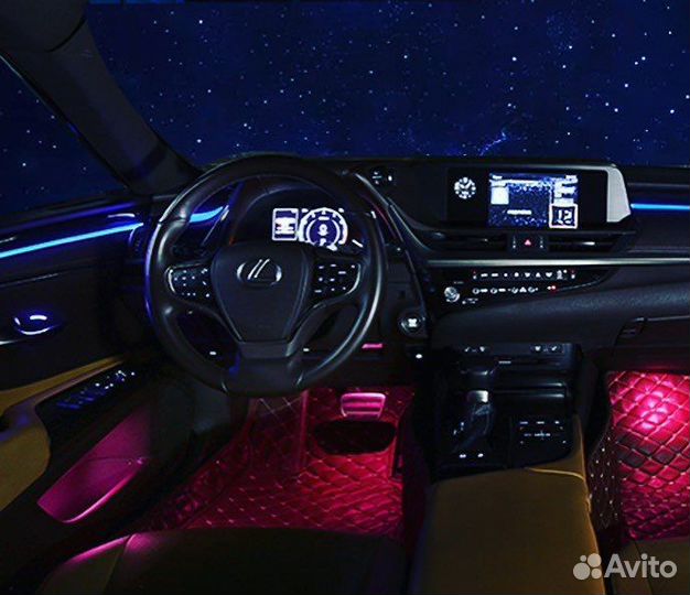 Подсветка салона Lexus ES
