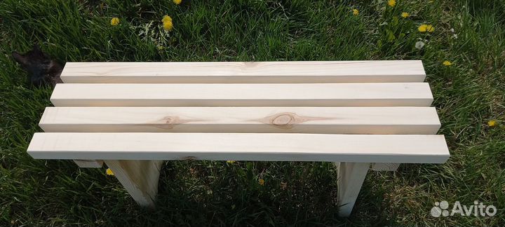 Скамейка садовая деревянная