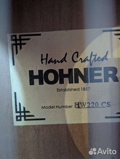 Гитара hohner 220 cs