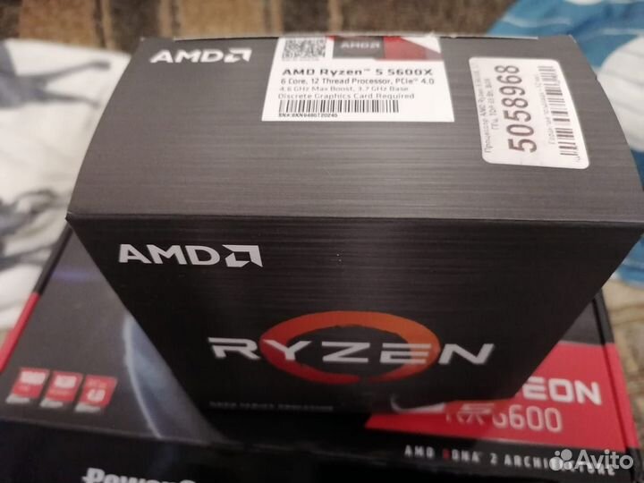 Игровой пк AMD Ryzen 5 5600X, AMD Radeon RX 6600