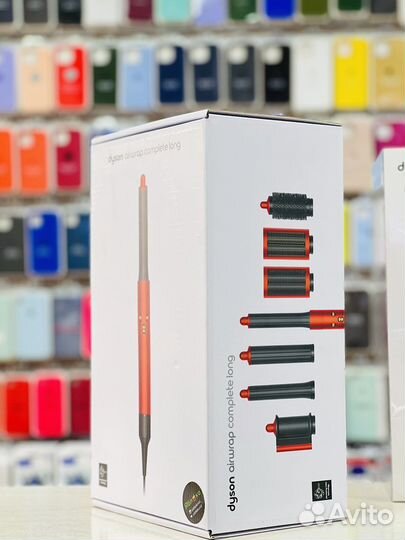 Стайлер Dyson airwrap complete long Topaz Orange