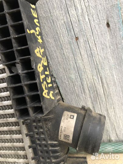 Радиатор турбины, интеркуллер Опель Астра J