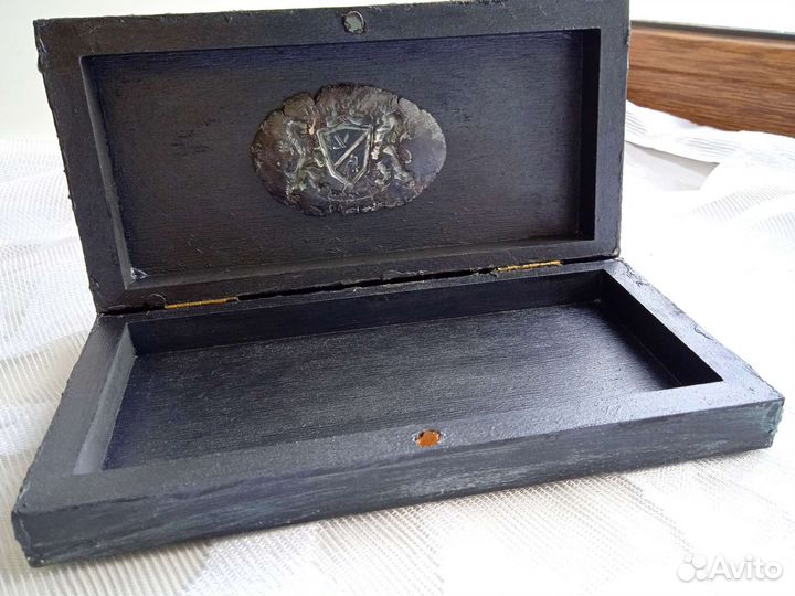 Шкатулка купюрница визитница ручная работа