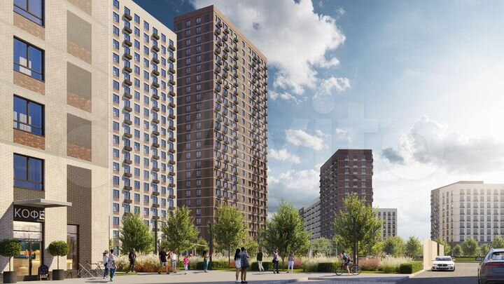 3-к. квартира, 52,4 м², 9/17 эт.