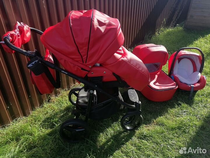 Коляска 3 в 1 бу