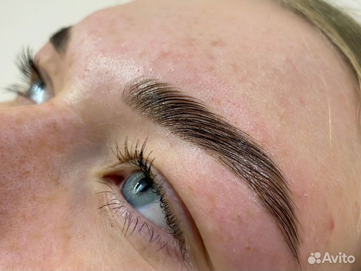 Долговременная укладка/окрашивание бровей