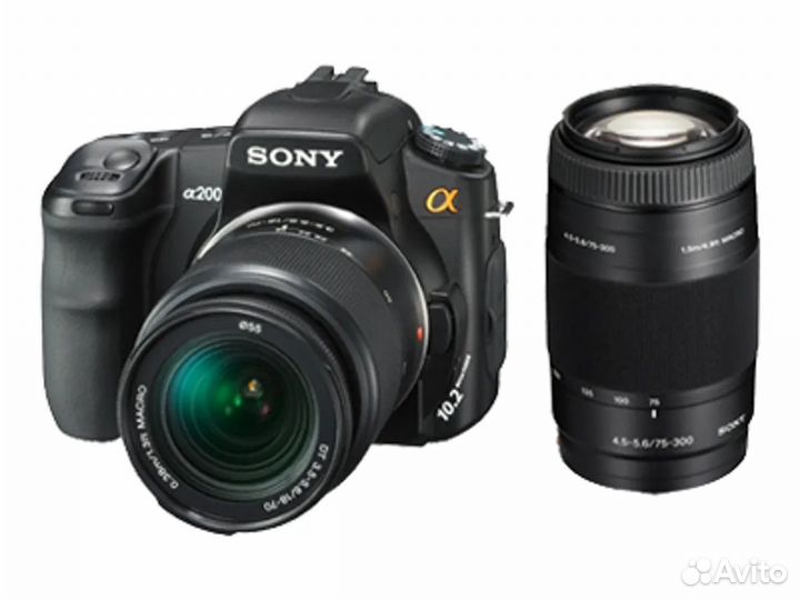 Зеркалльный фотоаппарат Sony a200