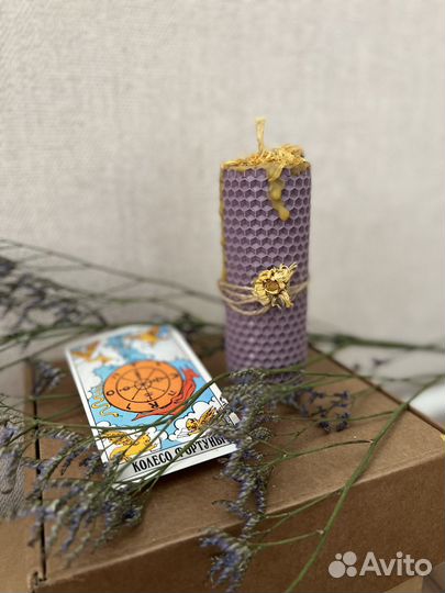 Свечи из вощины с травами