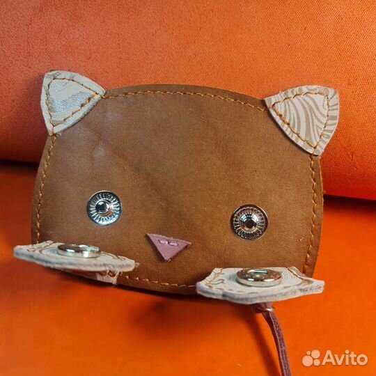 Кошелёк мини из натуральной кожи