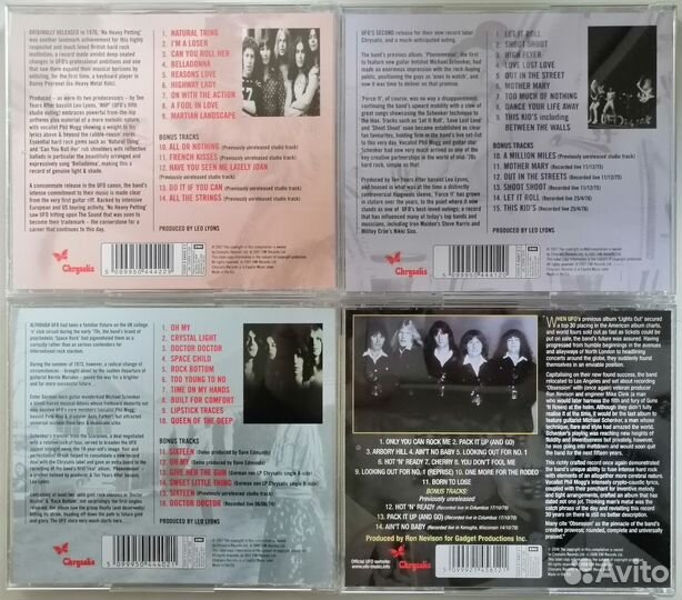 Группа UFO, CD, сд диски
