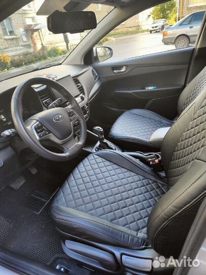 Автомобильные чехлы Автопилот экокожа ромб