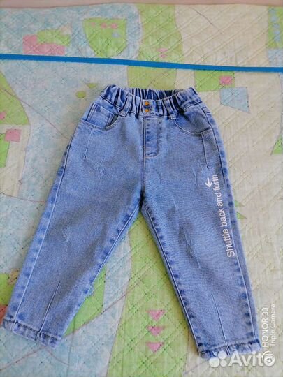 Джинсы-момы