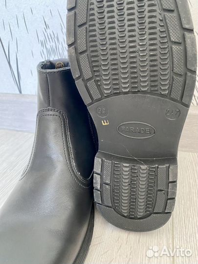 Полусапоги хромовые демисезонные, зимние 39, 40