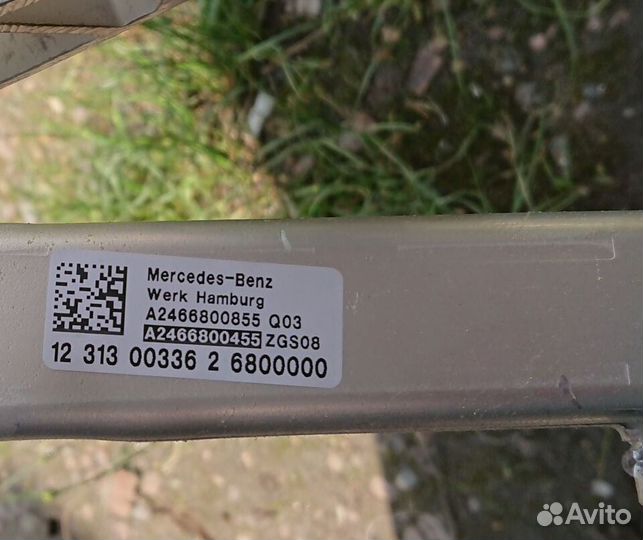 Поперечная балка торпеды мерседес W246