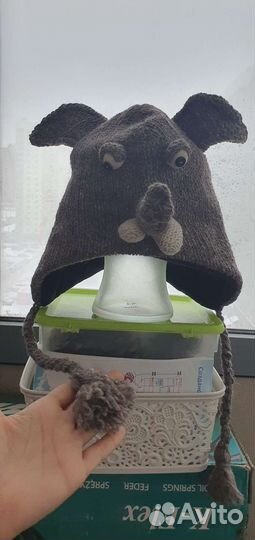 Шапка. Смешная шапка. Шапка зима