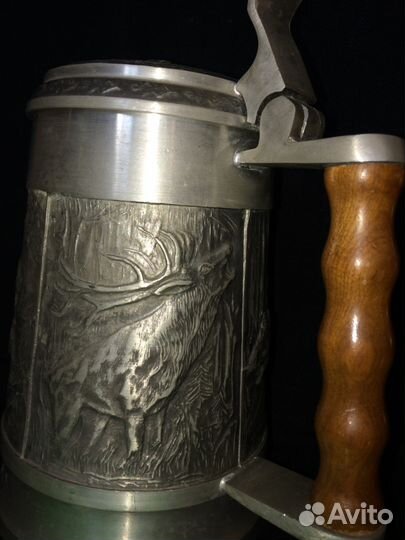 Кружка.Германия.Пивная.Охота.Подарок.Глухарь