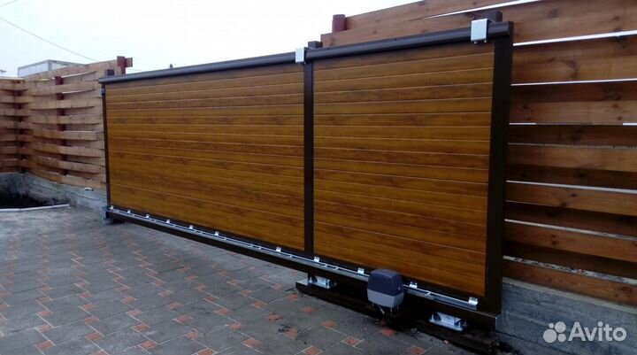 Откатные ворота заказать профессионально