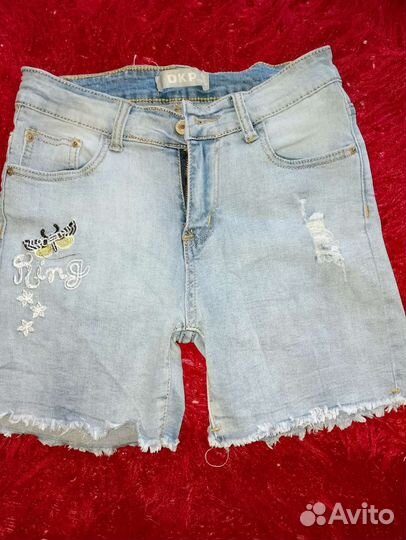 Джинсовые шорты для девочек
