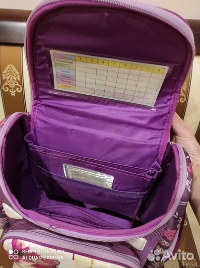 Школьный красивый рюкзак для девочки