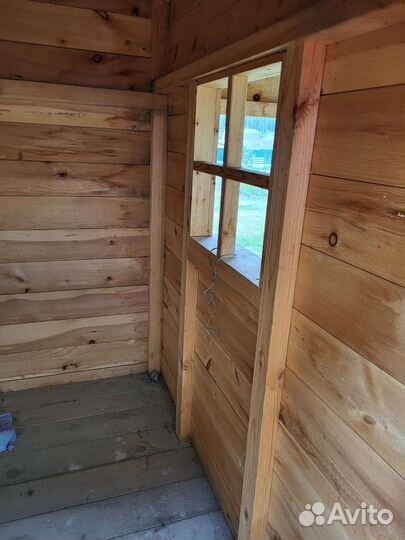 Домик с песочницей