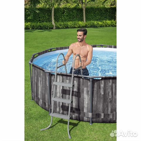 Лестница для бассейнов до 107см, 58335 Bestway