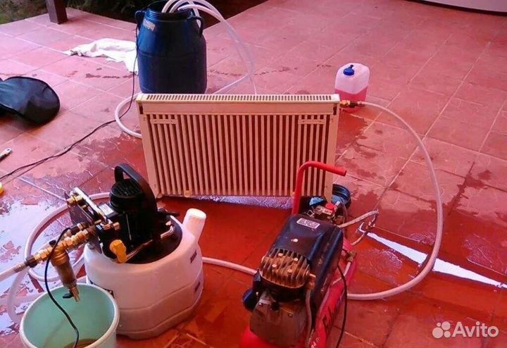 Промывка системы отопления