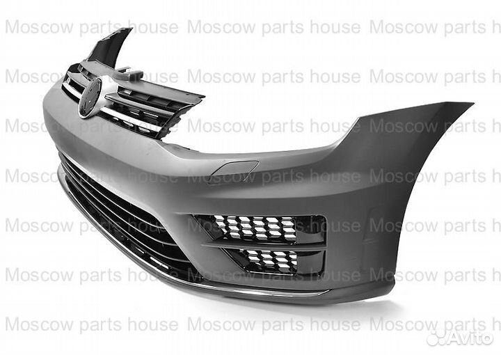 Golf 7 12-17 передний бампер R20 в сборе