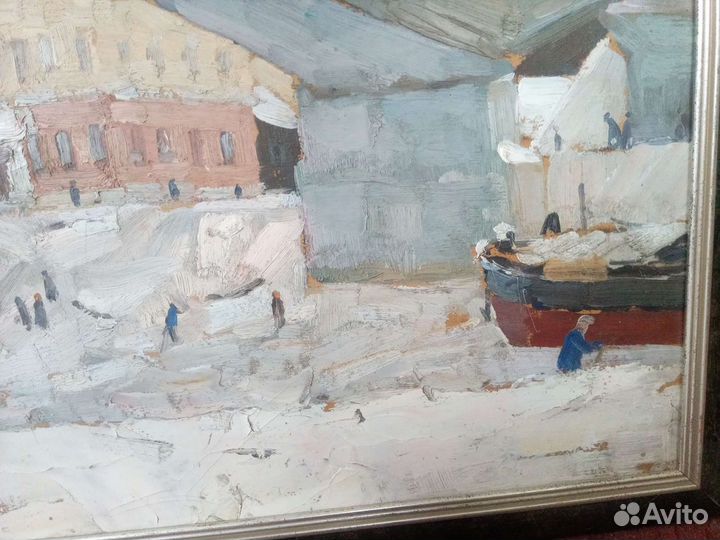 Картина Вологда Асафов ранняя подлинник 1978 год