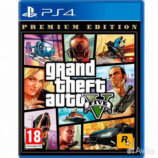 Видеоигра GTA 5 Grand Theft Auto 5 Premium PS4