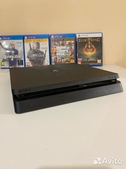 Sony ps4 Slim 1tb 2 Геймпада+Игры