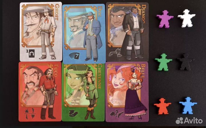 Кольт Экспресс настольная семейная игра