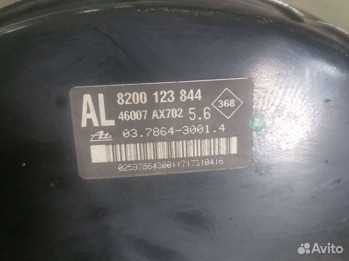 Усилитель тормозов вакуумный на ниссан ноте Е11