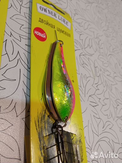 Блесна двойная, шумовая