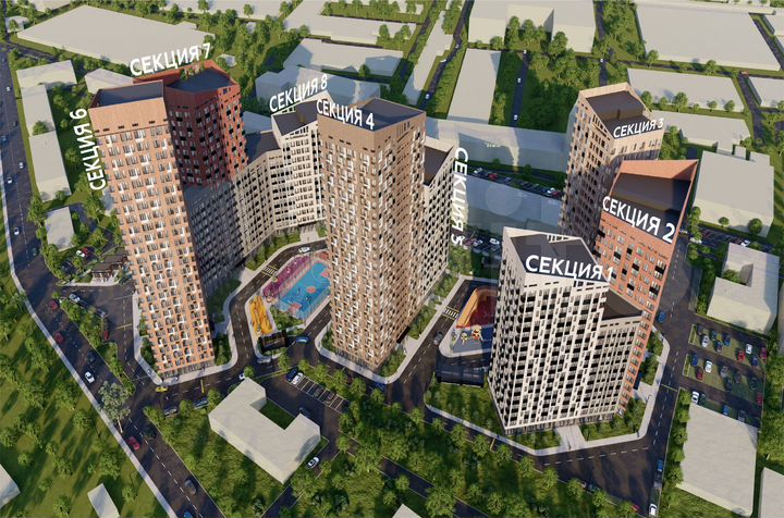 1-к. квартира, 31,5 м², 3/24 эт.
