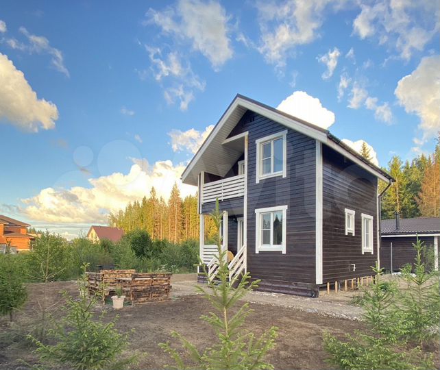 Коттедж 75 м² на участке 5 сот.