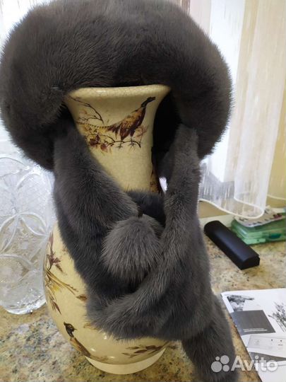 Шапка норковая женская